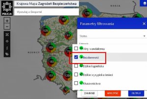 Za pośrednictwem Krajowej Mapy Zagrożeń Bezpieczeństwa możesz zgłosić miejsce przebywania osób bezdomnych