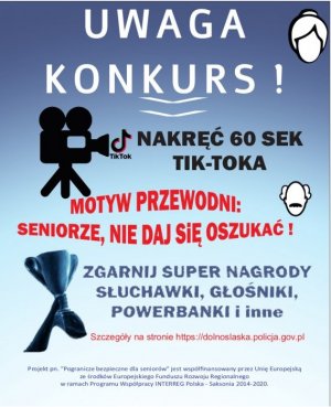 Konkurs dla dzieci i młodzieży - „Pogranicze bezpieczne dla seniorów”