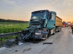 TIR-em w TIR-a. Policja apeluje do kierowców o ostrożność!