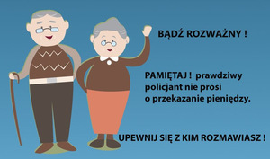 Zadbajmy o bezpieczeństwo seniorów. Ostrzegajmy ich przed oszustami!