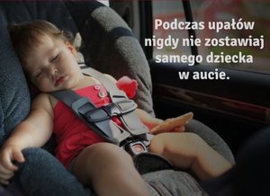 W upały szczególnie uważajmy na dzieci, osoby starsze i zwierzęta