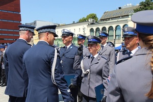 Awanse dla jaworskich policjantów podczas wojewódzkich obchodów Święta Policji we Wrocławiu