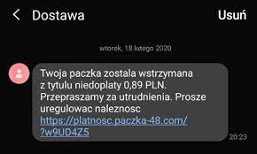 Dostałeś wiadomość z prośbą o dopłatę do przesyłki? Uważaj, to oszustwo!