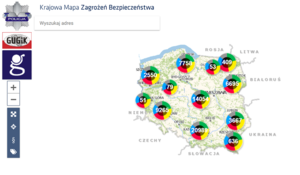 Podsumowanie funkcjonowania Krajowej Mapy Zagrożeń Bezpieczeństwa w powiecie jaworskim w październiku 2022 roku