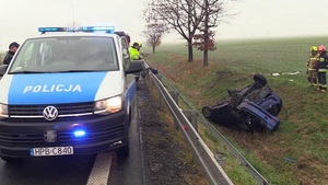 Nadmierna prędkość przyczyną kolizji. Policja apeluje o ostrożność!