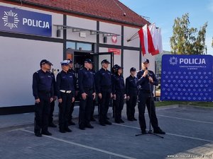 Otwarcie Posterunku Policji w Męcince