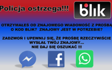 Oszustwo metodą na „BLIKA”. Policjanci apelują o ostrożność przy podawaniu haseł z dostępem do kont bankowych