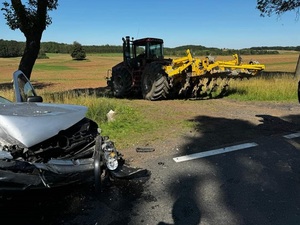 Kierowco, jedź ostrożnie! Kolejne groźne zdarzenie drogowe w powiecie jaworskim!