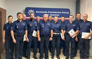 Uroczyste wręczenie aktów mianowania oraz wyróżnień dla jaworskich policjantów