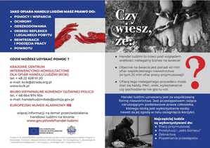 Handlem Ludźmi. Policja ostrzega!