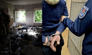 36-latek podejrzany o podpalenie mieszkania trafił do aresztu