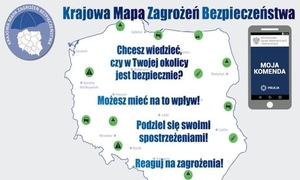 Czy w Twojej okolicy jest bezpiecznie? Przypominamy o aplikacji Krajowej Mapy Zagrożeń Bezpieczeństwa!