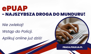 Do Policji możesz aplikować online!