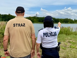 Wspólne działania Policji i Straży Pożarnej ukierunkowane na bezpieczeństwo nad wodą