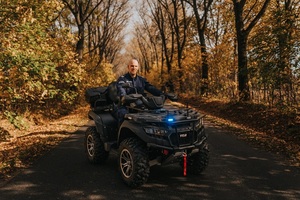 Jazda motocyklem i quadem po lesie jest zabroniona!