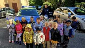 Policjantki w przedszkolu nr 4 w Jaworze