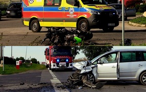 Tragiczny wypadek w Małuszowie. Nie żyje 43-letni motocyklista