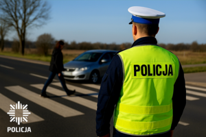 „STOP wyprzedzaniu na przejściu dla pieszych” – działania jaworskich policjantów