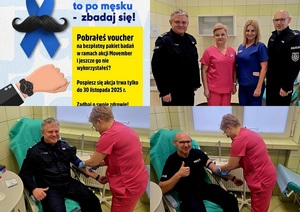 Jaworscy policjanci włączyli się w akcję profilaktyczną Movember