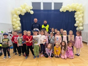 Mali Odkrywcy Bezpieczeństwa, czyli pogadanka policjantów z przedszkolakami