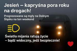 Kierowcy! Uwaga na gęste mgły