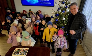 Świąteczne życzenia od MĄDRUSIÓW z Przedszkola Publicznego nr 2 Akademia Krasnoludków w Jaworze