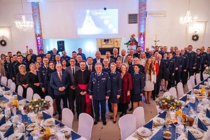 Spotkanie opłatkowe jaworskich funkcjonariuszy