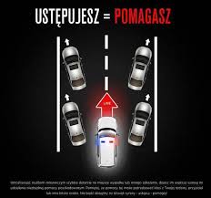 Pamiętajmy, że mamy obowiązek ułatwić przejazd pojazdu uprzywilejowanego