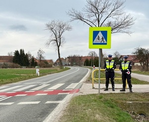 Działania „Bezpieczne przejście” na terenie powiatu jaworskiego