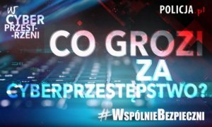 #WspólnieBezpieczni - Co grozi za cyberprzestępstwo?