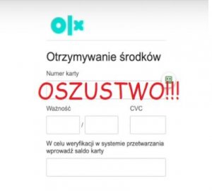 Uwaga na oszustwa przy pomocy OLX oraz WHATSAPP