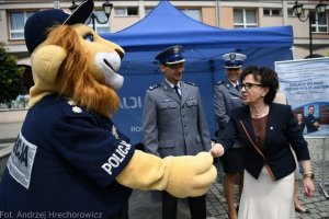 Promowali zawód policjanta na XVIII Powiatowych Targach Edukacyjnych