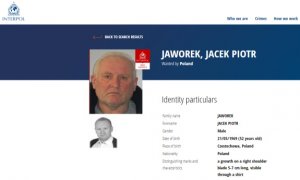 Czerwona nota Interpolu i 20 tysięcy nagrody za pomoc w ujęciu Jacka Jaworka