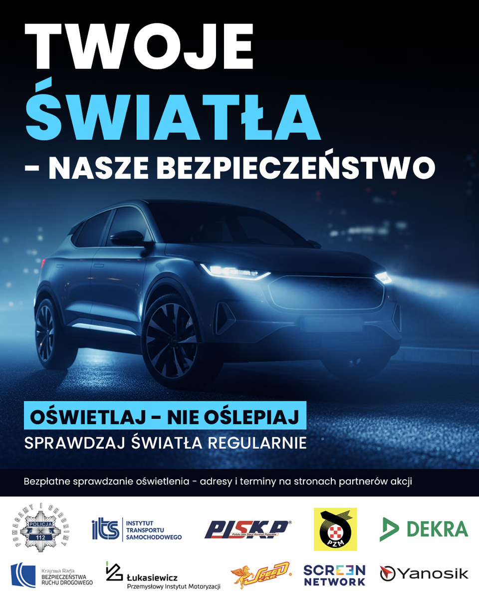 Bezpłatne sprawdzanie świateł samochodowych w Jaworze